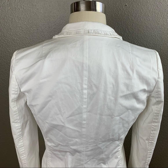 Banana Republic white stretch fitted blazer - Picture 7 of 11